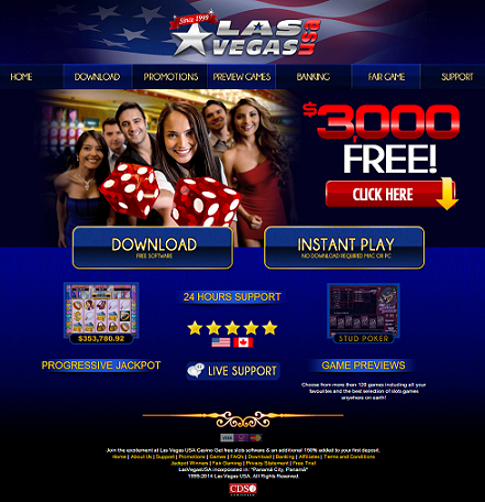 Las Vegas USA Homepage